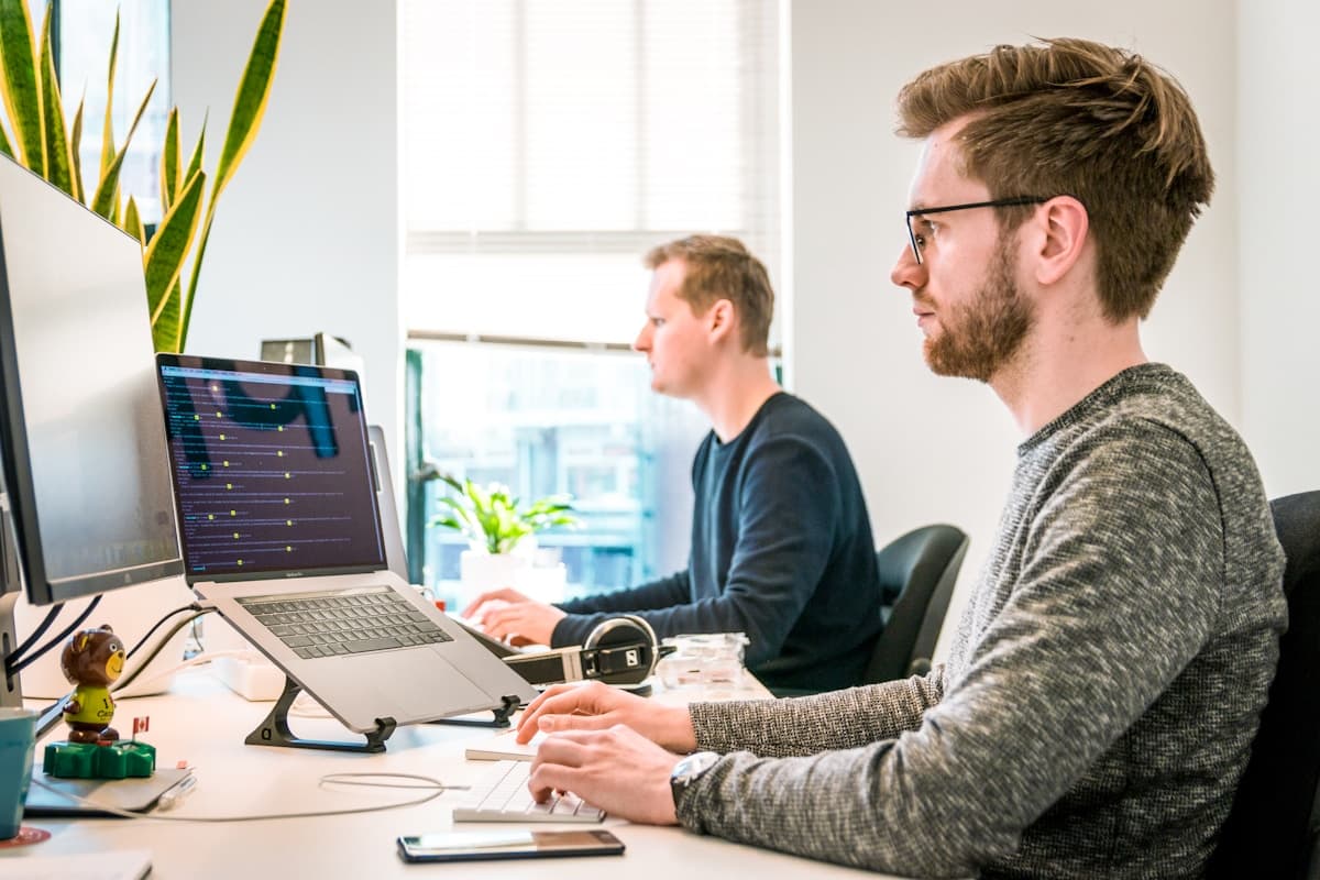 Software studio at work