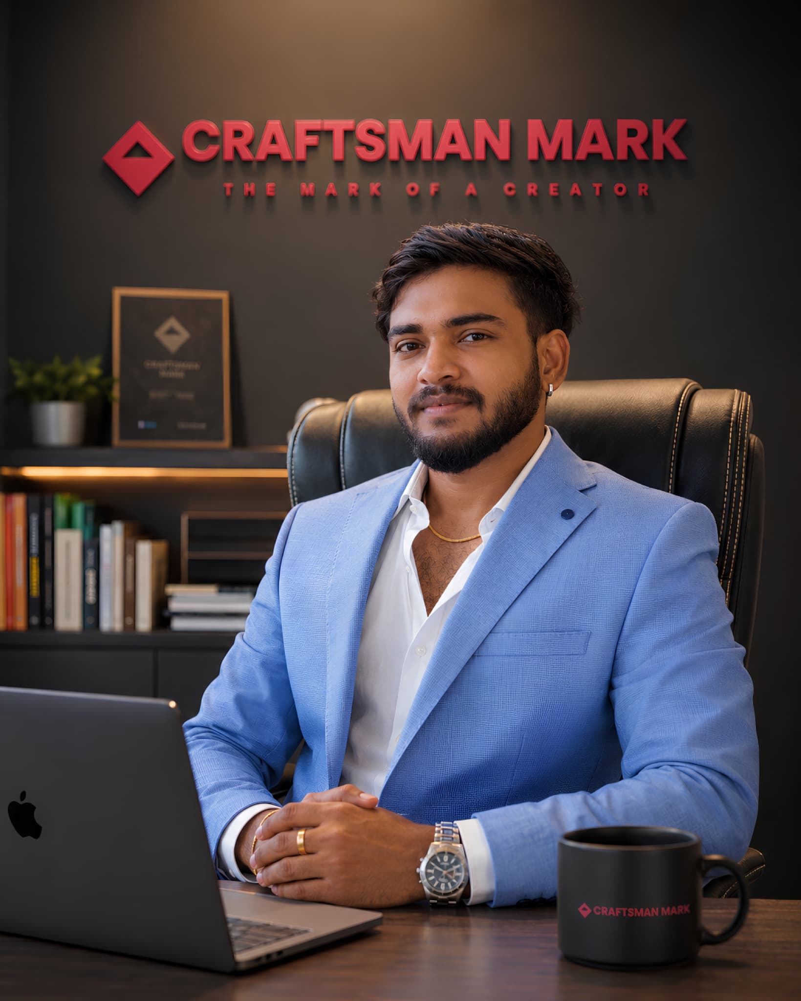 Craftsman Mark — founder portrait